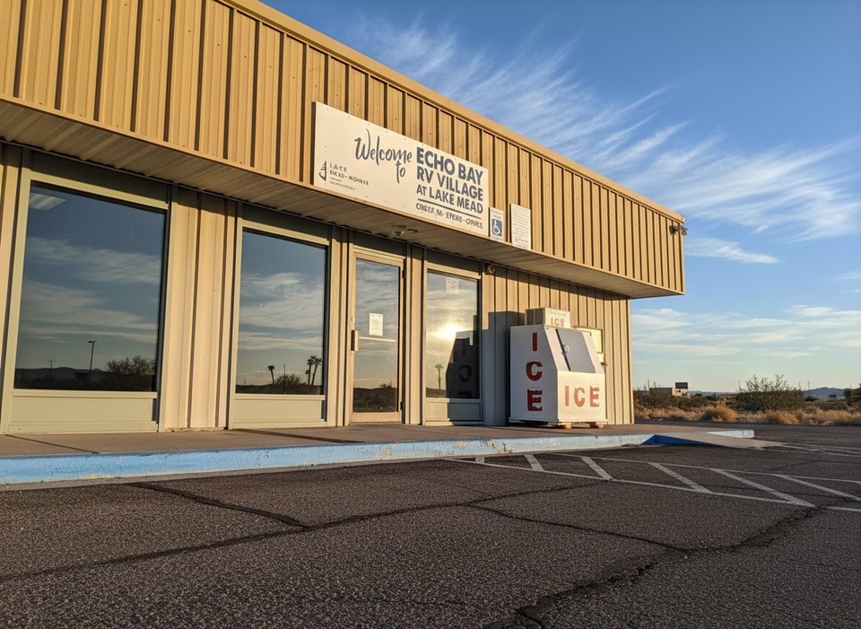 Echo Bay RV Village Check-In and Store, Lake Mead National Recreation Area