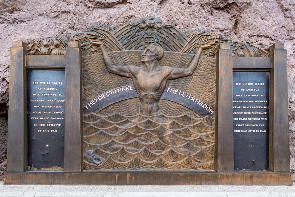 Memorial to Hoover Dam Dead, Lake Mead National Recreation Area