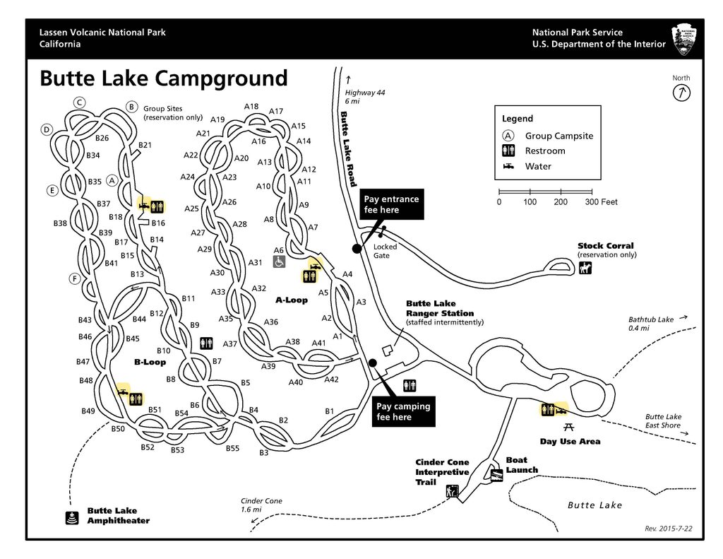 Butte Lake Campground, Lassen Volcanic National Park