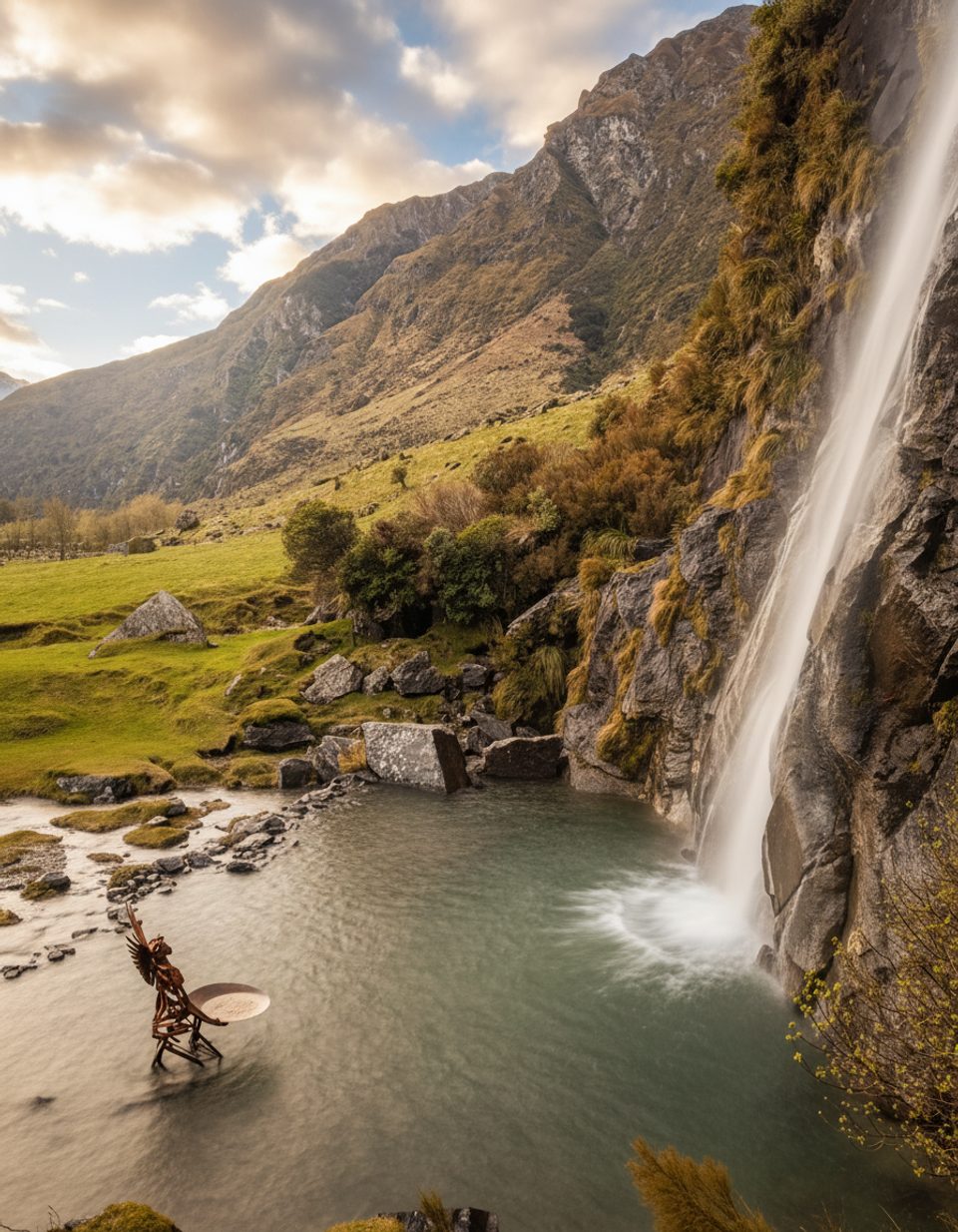 Wishbone Falls, Mount Aspiring National Park