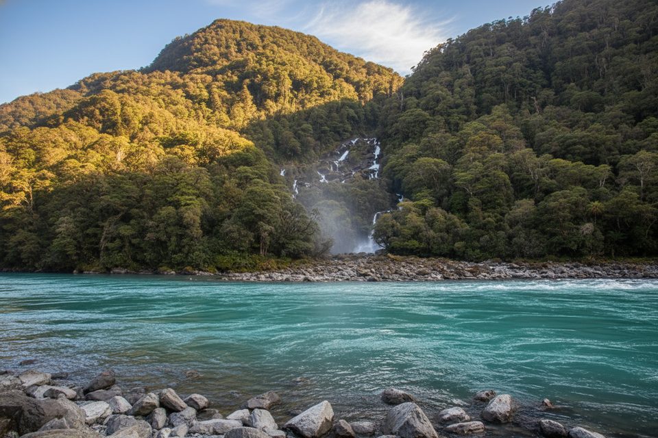 Roaring Billy Falls, Mount Aspiring National Park
