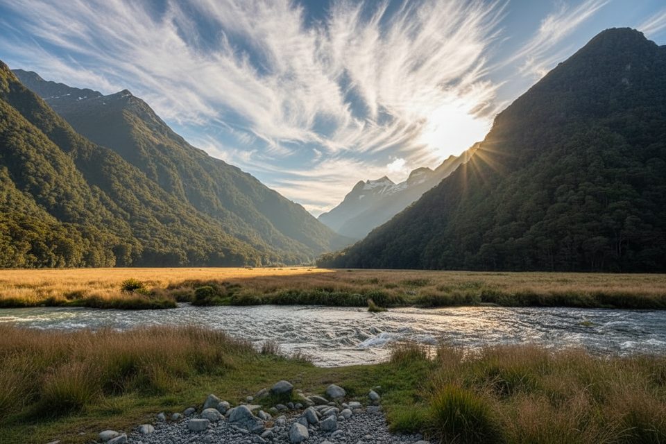 Routeburn Flats Campsite, Mount Aspiring National Park