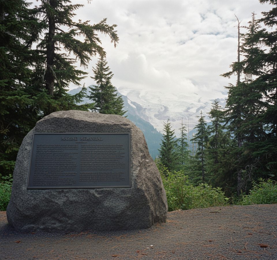 Marine Memorial Airplane Crash Monument, Mount Rainier National Park