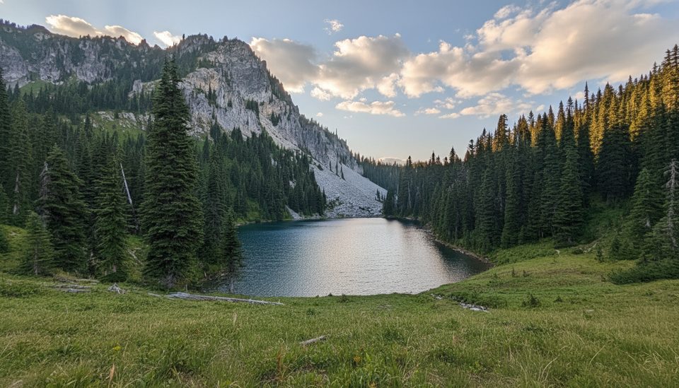 Upper Palisades Lake, Mount Rainier National Park
