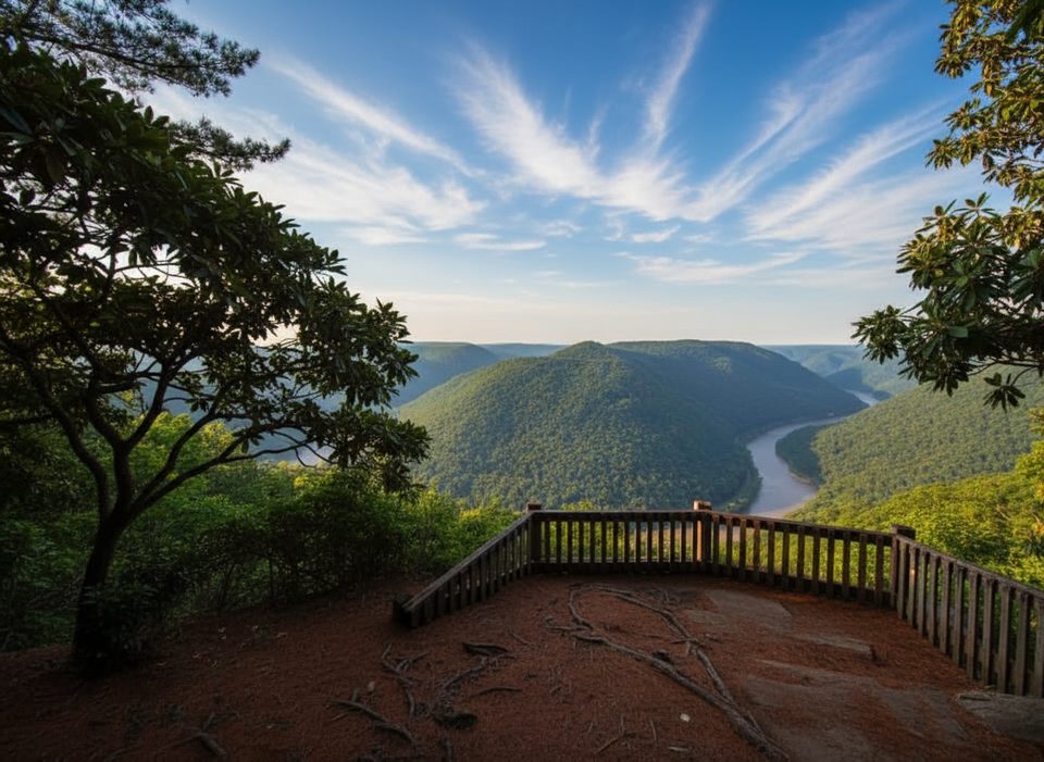 Grandview North Overlook, New River Gorge National Park