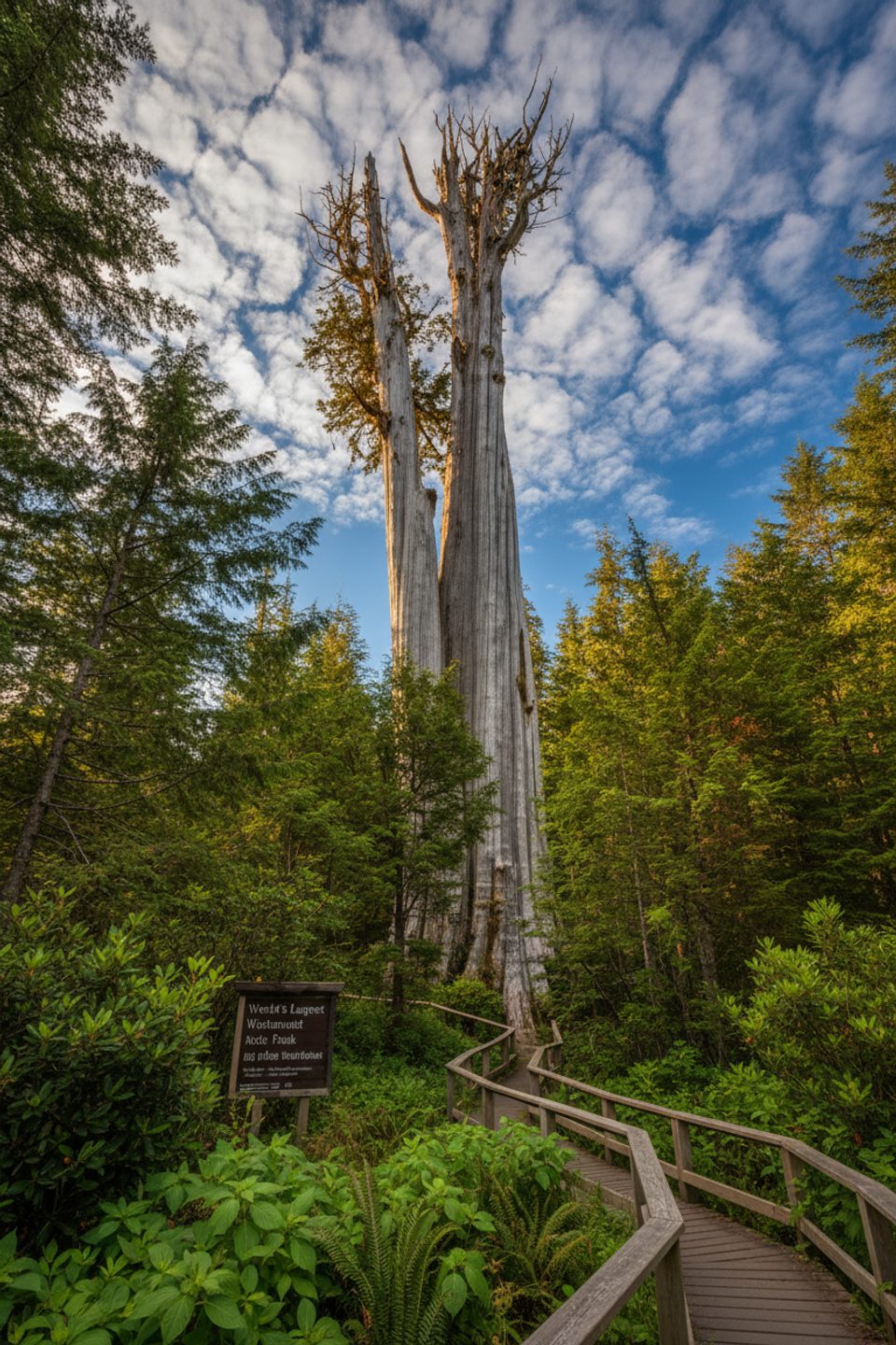 World's Largest Western Red Cedar, Olympic National Park