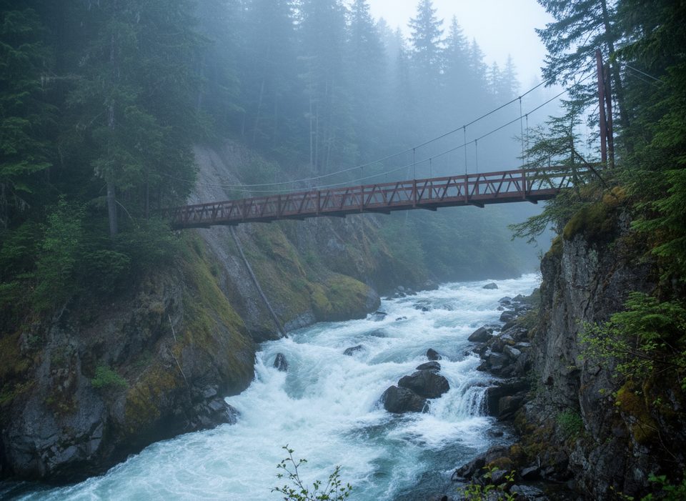 Dodger Point Bridge, Olympic National Park