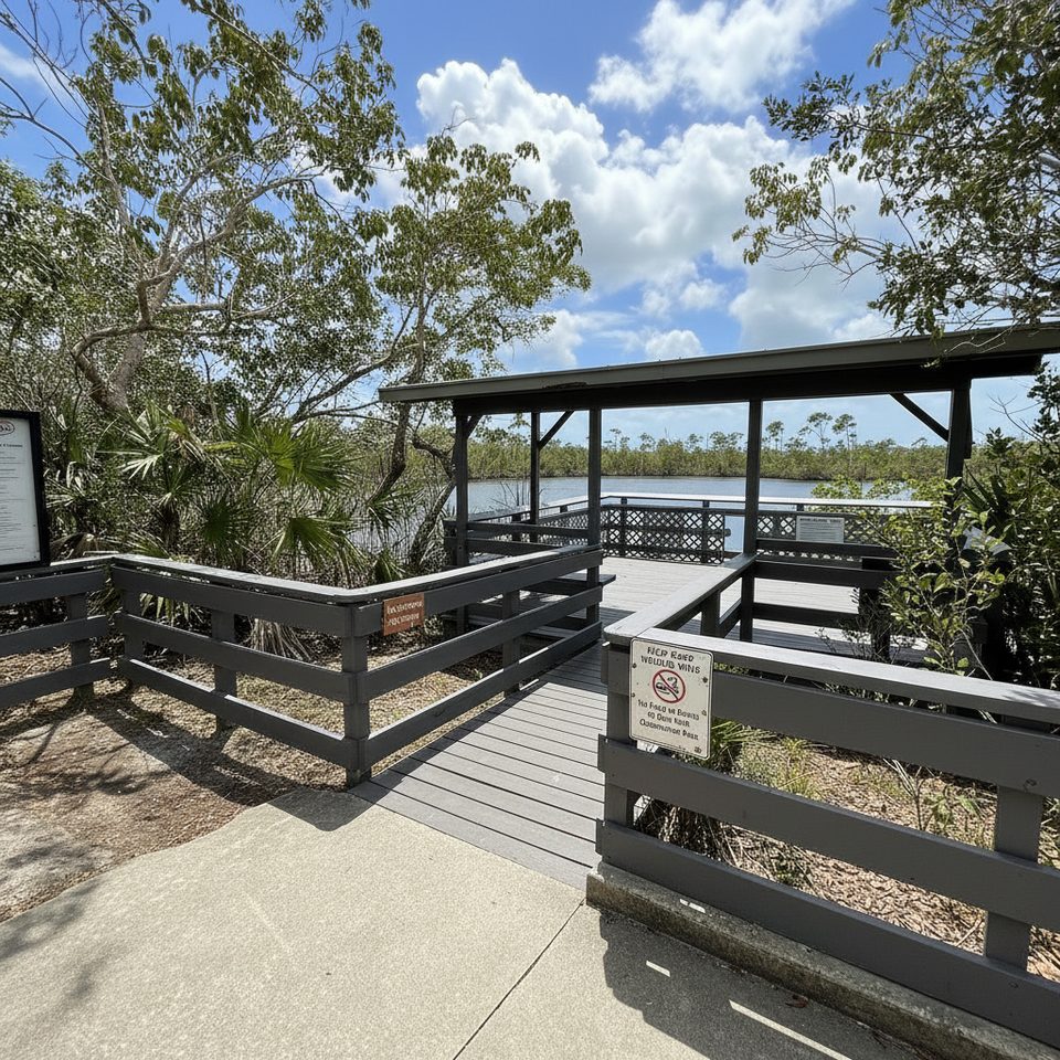 Blue Hole Observation Platform, Overseas Highway