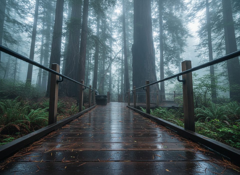 Redwood Deck, Pfeiffer Big Sur State Park