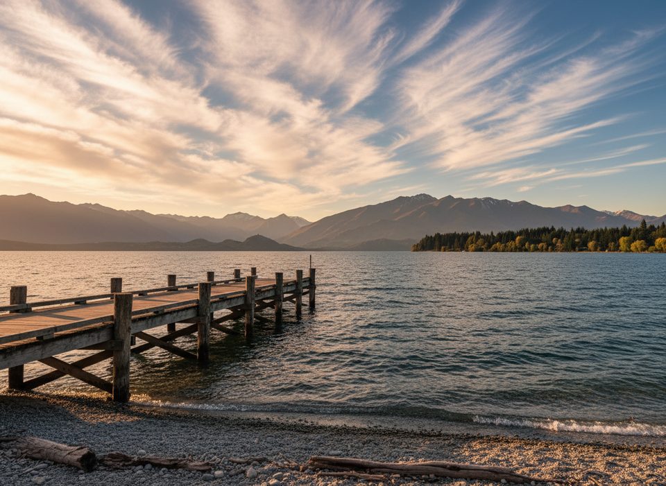 Wanaka Wharf, Queenstown-Lakes District, New Zealand
