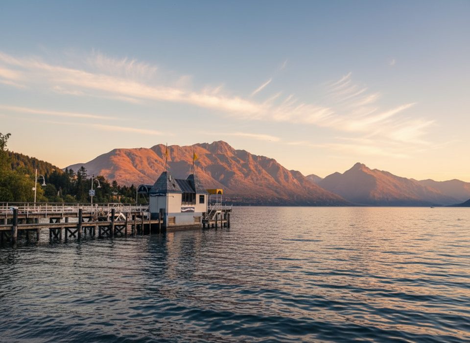 Main Town Pier, Queenstown, Queenstown-Lakes District, New Zealand