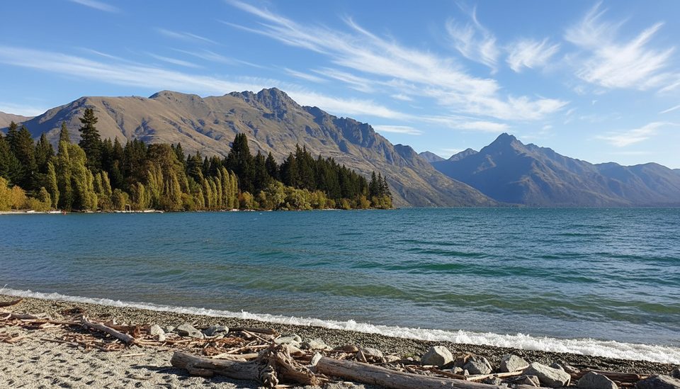 Frankton Beach, Queenstown-Lakes District, New Zealand