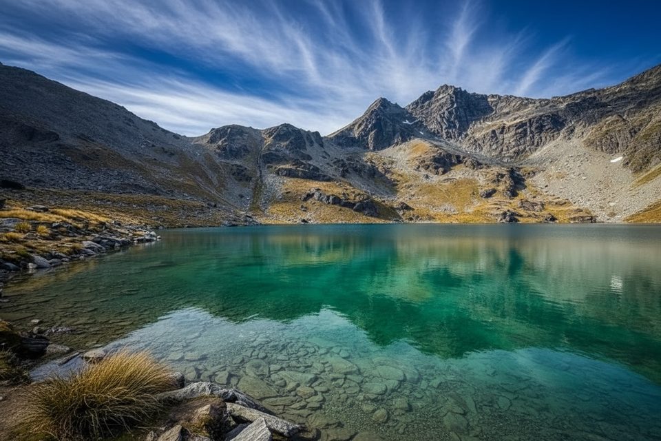 Lake Alta, Queenstown-Lakes District, New Zealand