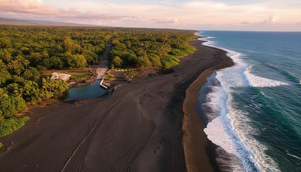 Pohoiki Boat Ramp, Red Road (Kapoho–Kalapana Road), Hawaii