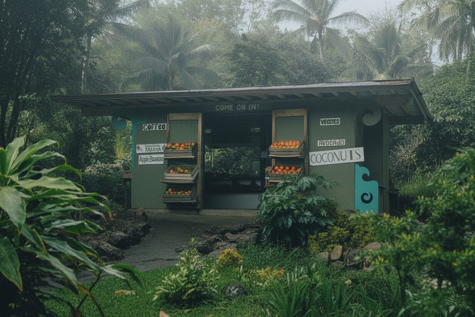 Laulima Farm Stand, Road to Hana