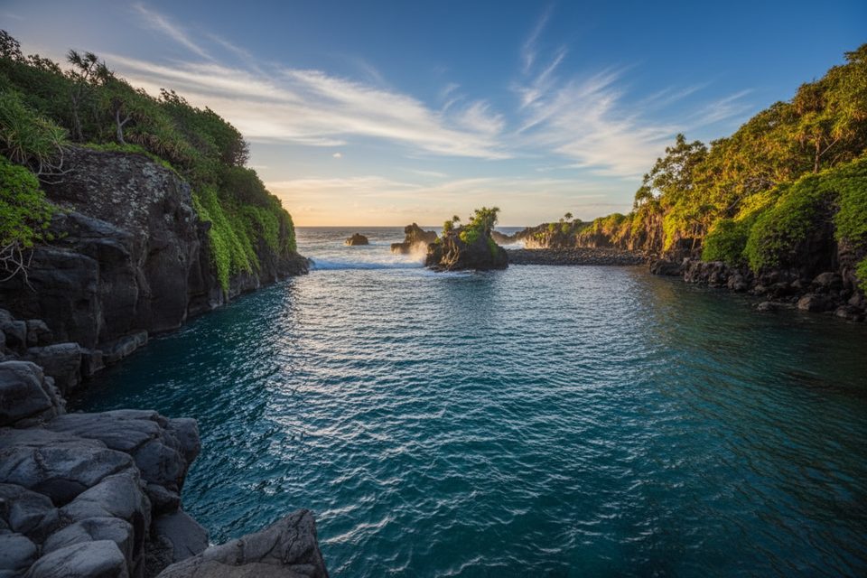 Waioka Pond (Venus Pool), Road to Hana