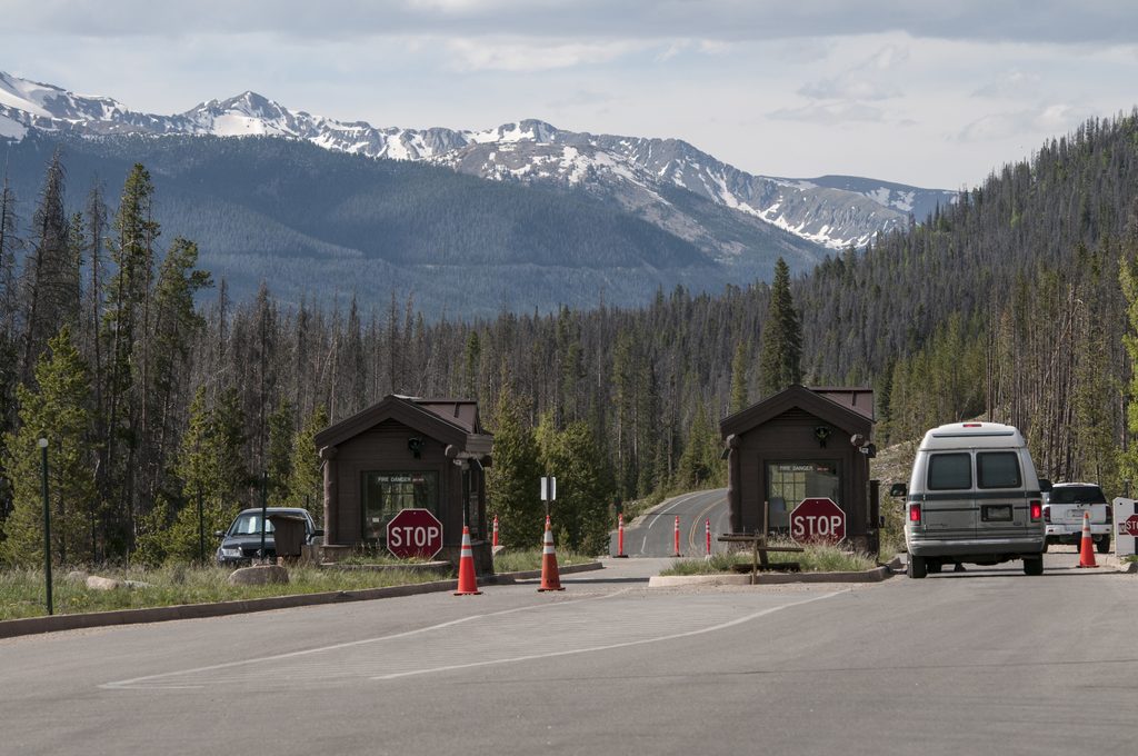 Kawuneeche Entrance Station, Rocky Mountain National Park