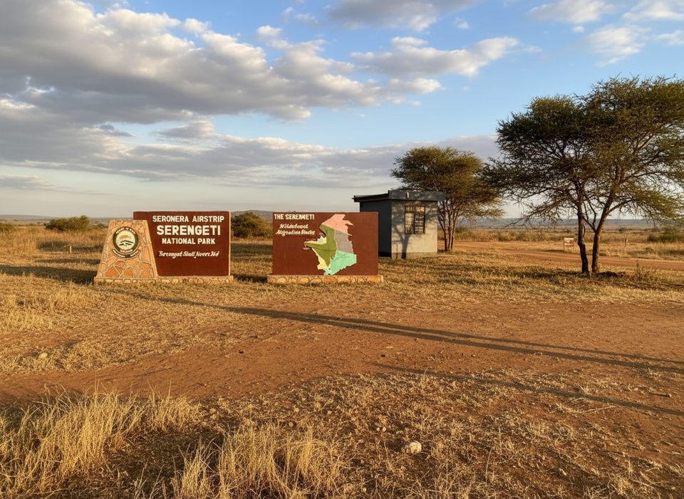Seronera Airstrip Sign, Serengeti National Park
