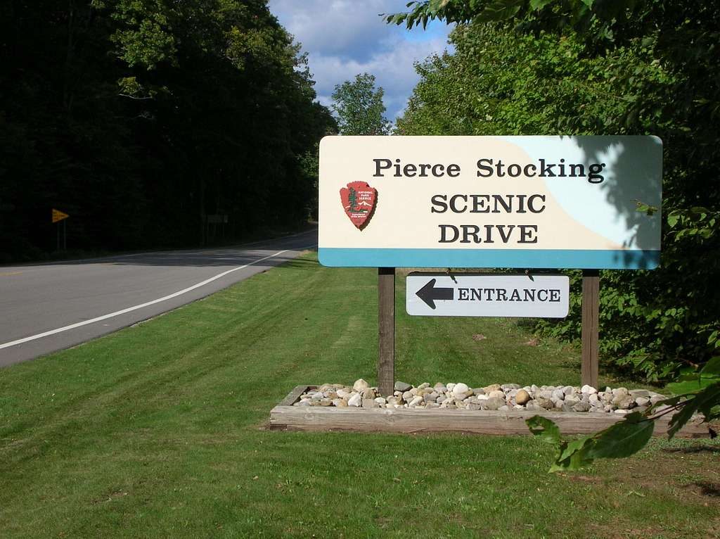 Pierce Stocking Scenic Drive Entrance Sign, Sleeping Bear Dunes National Lakeshore