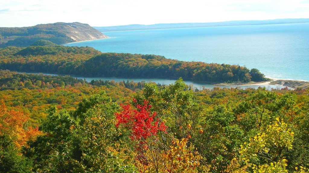 North Bar Lake Overlook, Sleeping Bear Dunes National Lakeshore
