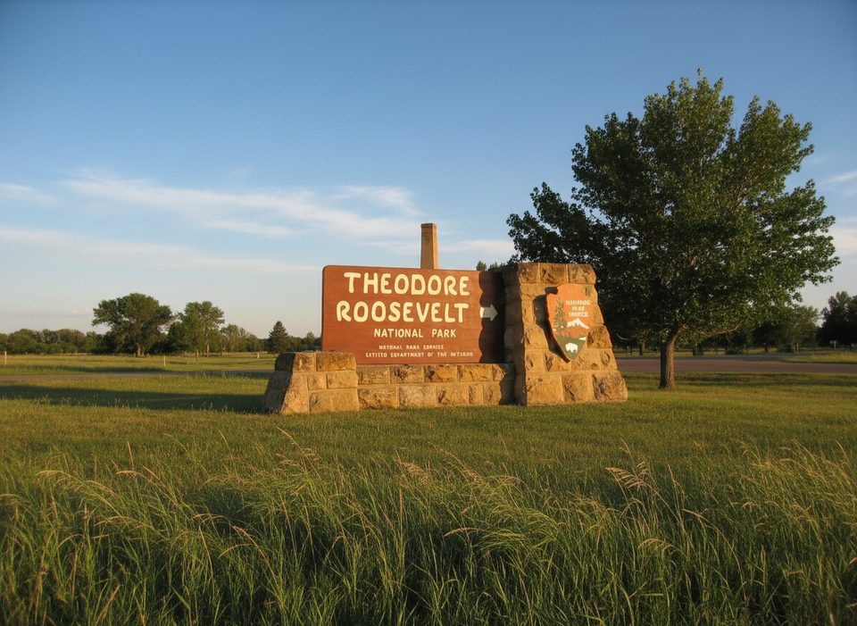 South Unit Entrance Sign, Theodore Roosevelt National Park