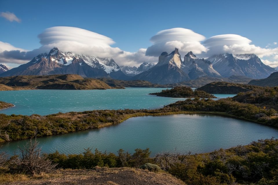 Hotel Lago Pehoé Viewpoint, Torres del Paine National Park