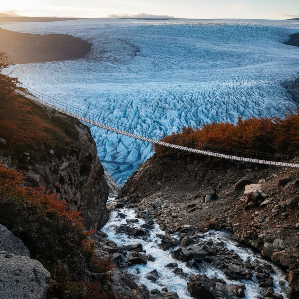 Mirador Puentes Colgantes Grey, Torres del Paine National Park