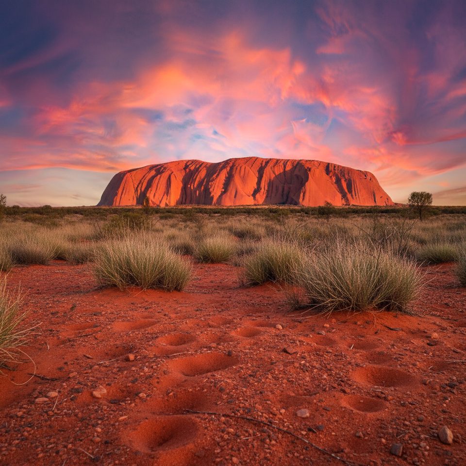Uluru Sunset Viewing Area (Car), Uluru-Kata Tjuta National Park