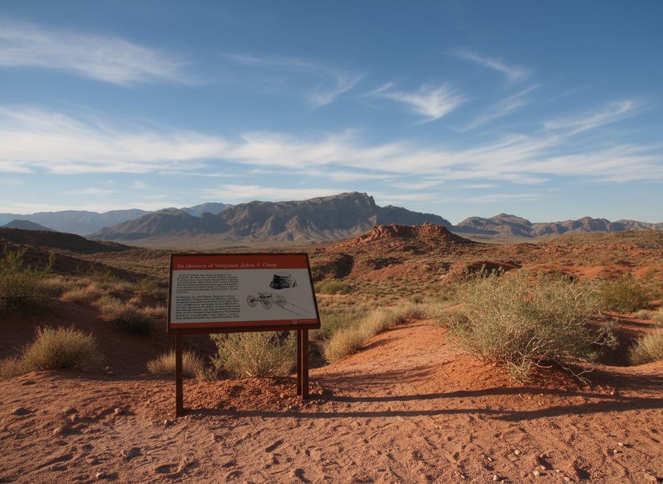 Captain John J Clark Memorial Monument, Valley of Fire State Park