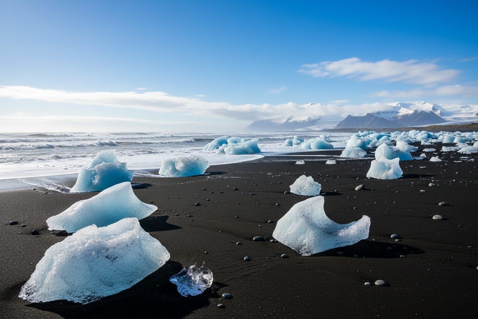 Diamond Beach (Breiðamerkursandur), Vatnajökull National Park