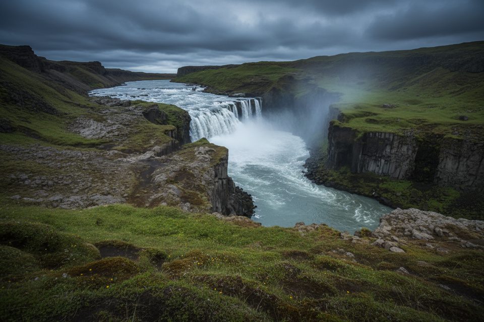 Hafragilsfoss East Viewpoint, Vatnajökull National Park