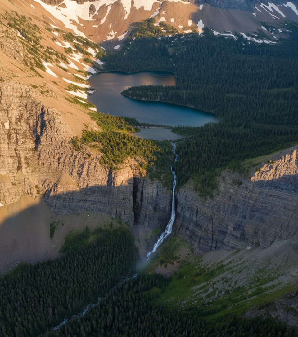 Lineham Falls, Waterton Lakes National Park