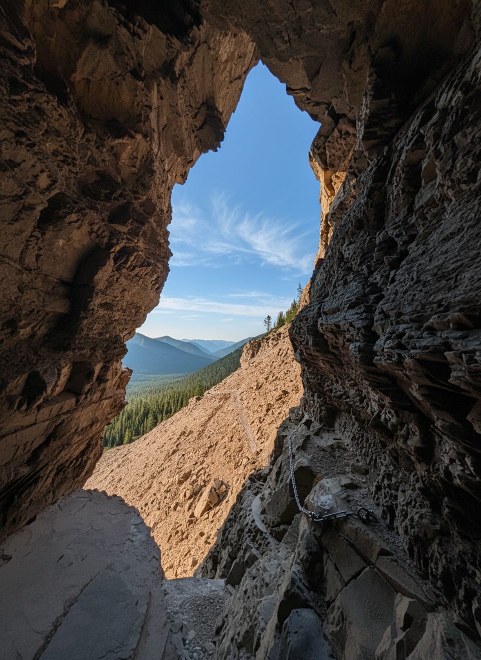 Natural Tunnel, Waterton Lakes National Park