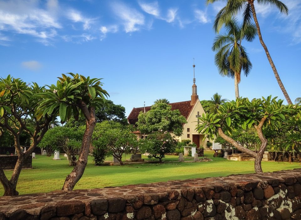 Waiola Church and Cemetery, West Maui Scenic Drive
