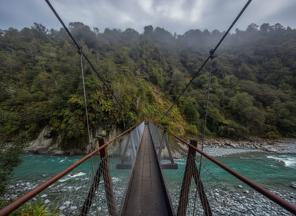 Callery Gorge Bridge, Westland Tai Poutini National Park