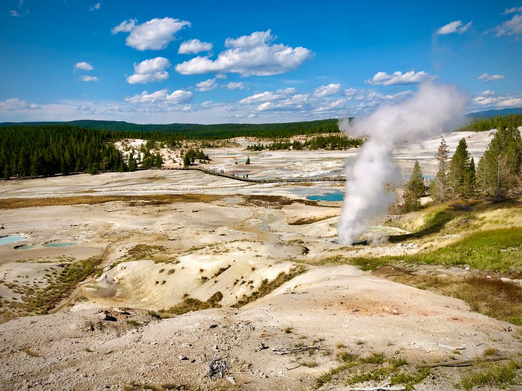 Ledge Geyser, Yellowstone National Park