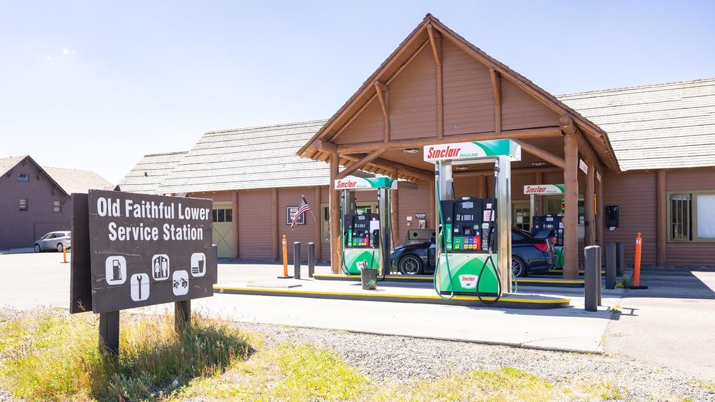 Old Faithful Lower Service Station, Yellowstone National Park