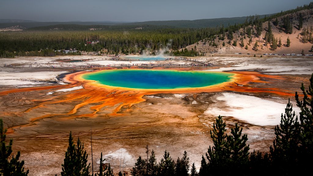 Grand Prismatic Spring Overlook, Yellowstone National Park