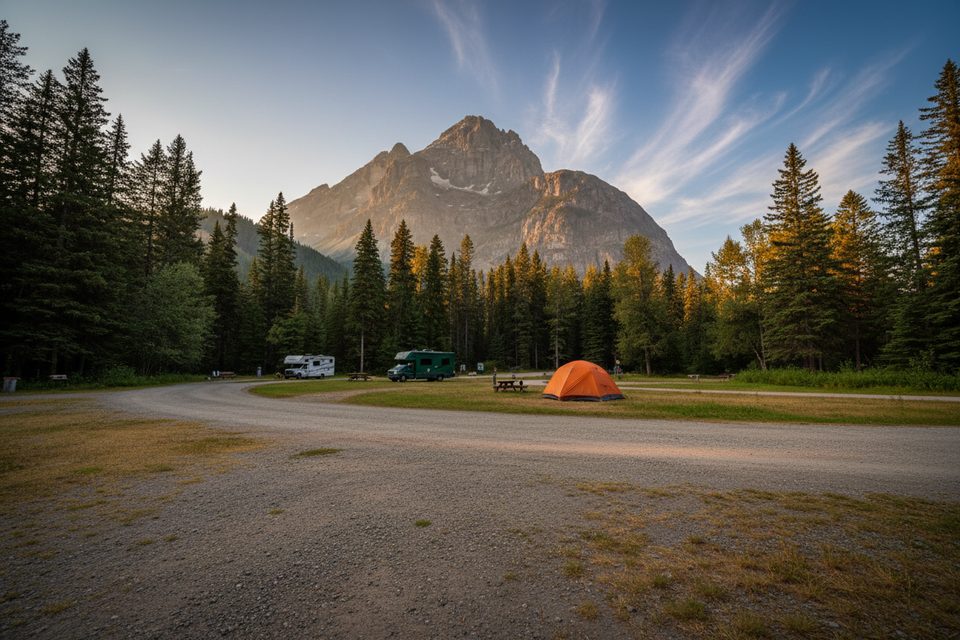 Kicking Horse Campground, Yoho National Park