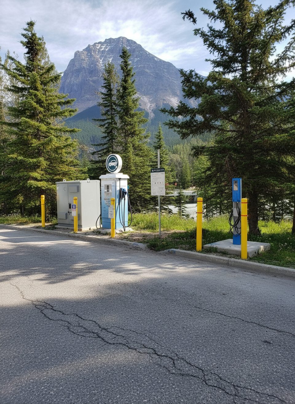 BC Hydro Field - Yoho Park Visitors Centre EV Charging Station, Yoho National Park
