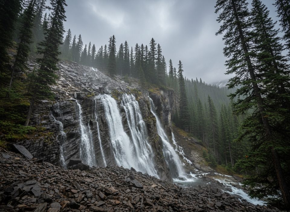 Seven Veils Falls, Yoho National Park