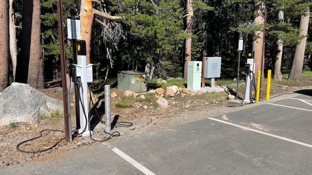 Tuolumne Meadows EV Charging Station, Yosemite National Park