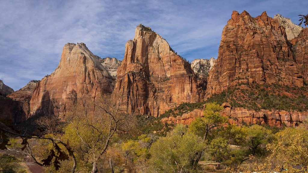 View on the Patriarchs, Zion National Park