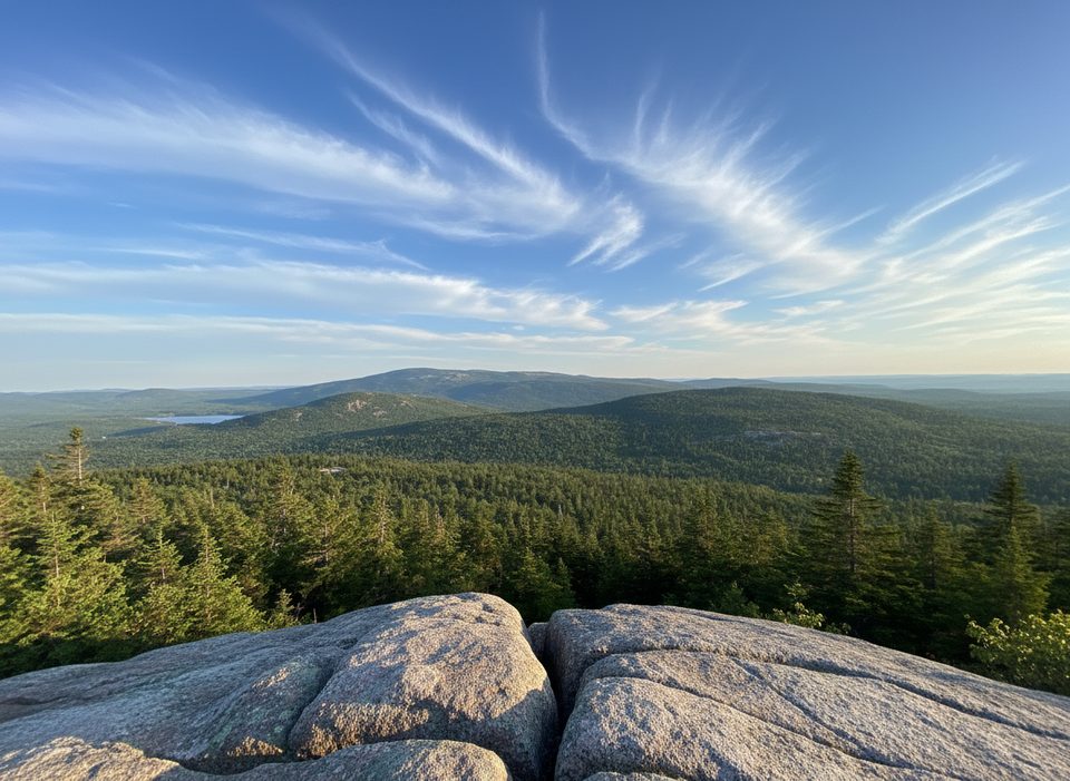 Beech Mountain West Ridge Trail, Acadia National Park