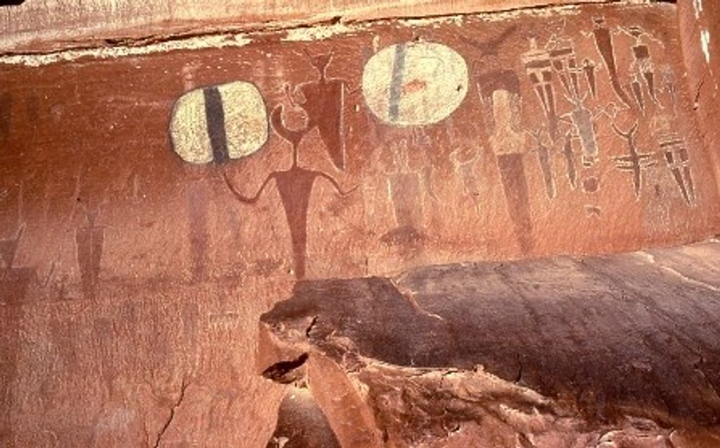 Courthouse Wash Rock Art Panel Trail, Arches National Park