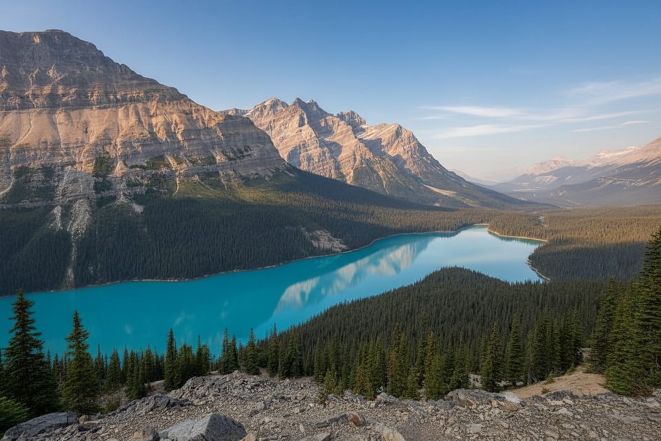 Peyto Lake Upper Viewpoint Trail, Banff National Park