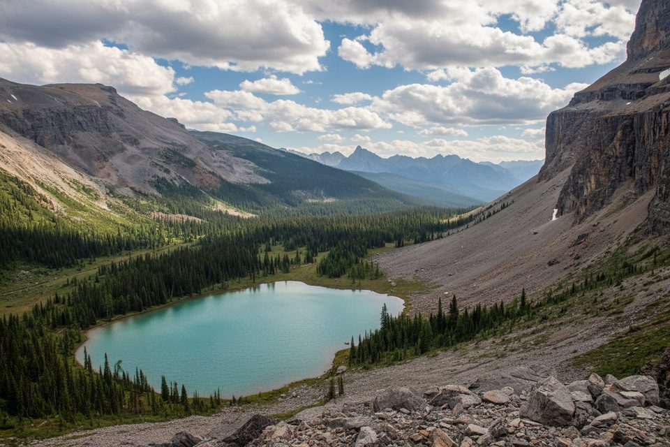 Rockbound Lake and Tower Lake, Banff National Park