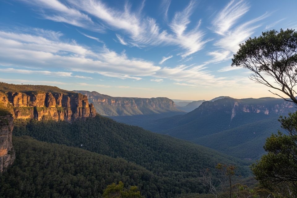 Popes Glen walking track, Blue Mountains National Park