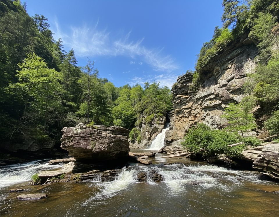 Linville Falls Plunge Basin Trail, Blue Ridge Parkway