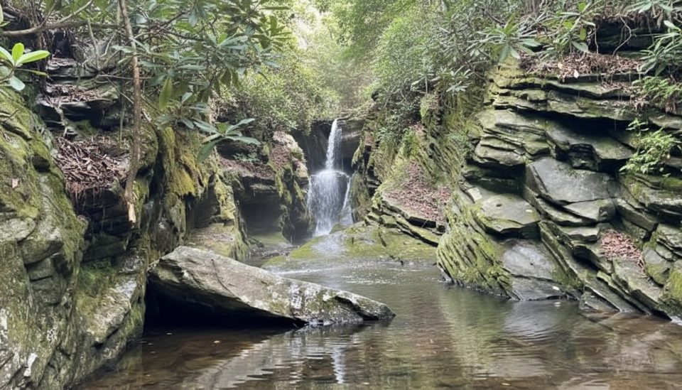 Duggers Creek Falls Trail, Blue Ridge Parkway